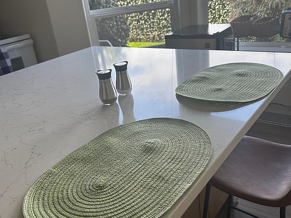 Kitchen island seating.
