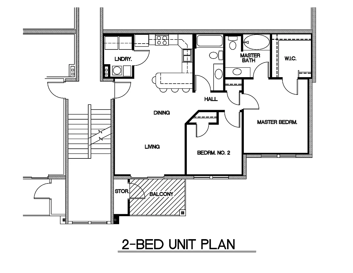Floor plan 2 bedroom