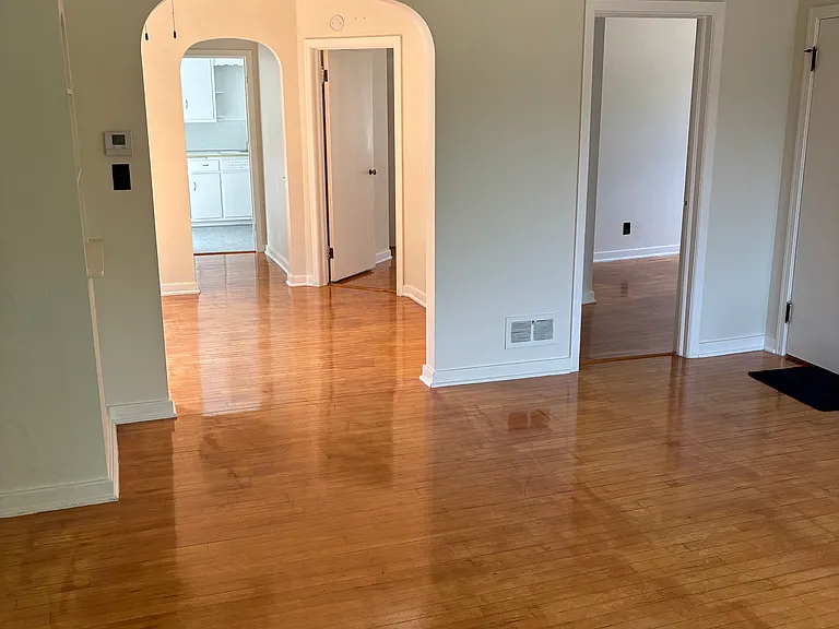 Living room looking toward dining room and bedrooms.