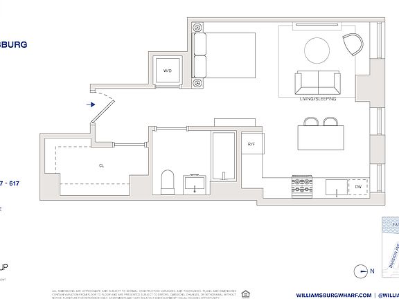 2nd image of 478 Kent Ave #417