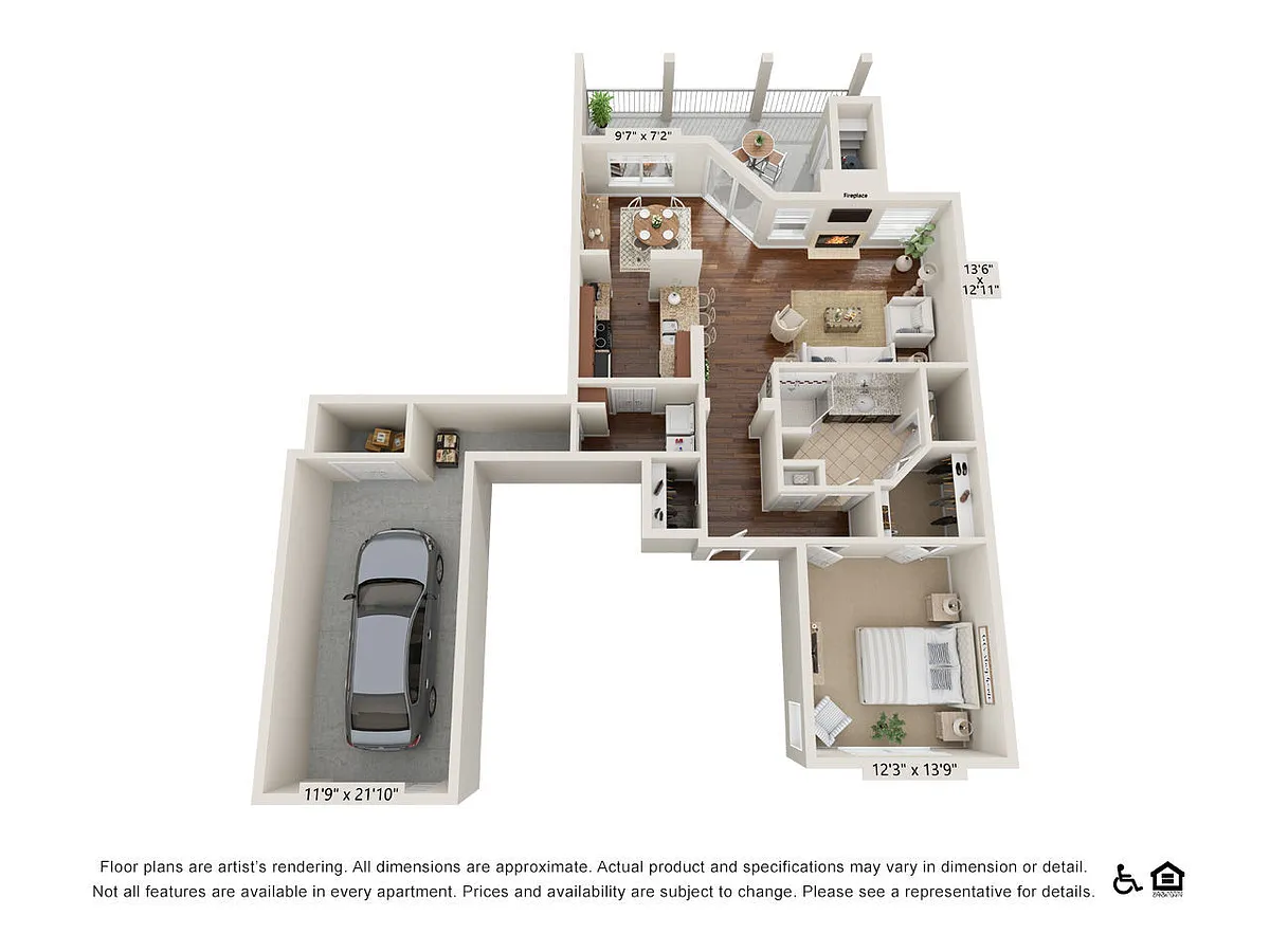 Floor plan 1B