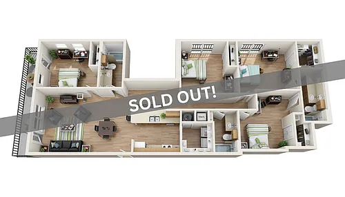 Floor plan 4X3