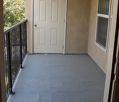 Balcony  with storage