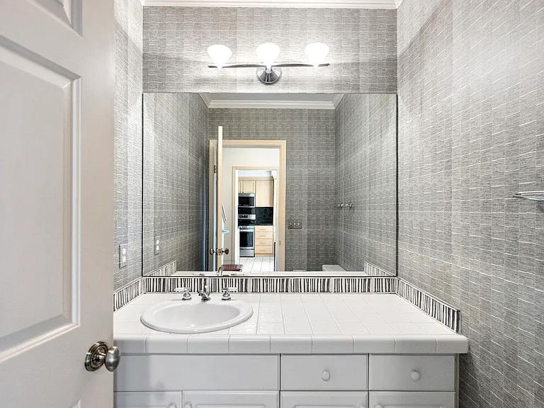 Downstairs powder room