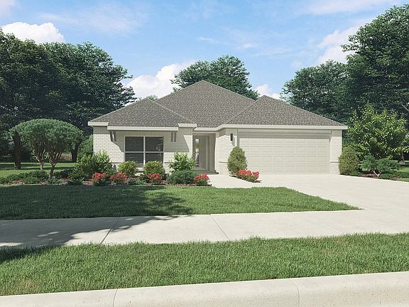 Elevation A in the Heisman II home plan by Trophy Signature Homes - REPRESENTATIVE PHOTO