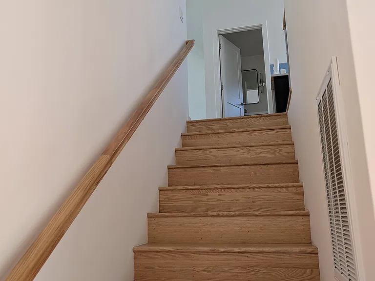 stairs to the unit above the garage