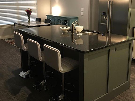 Large kitchen island
