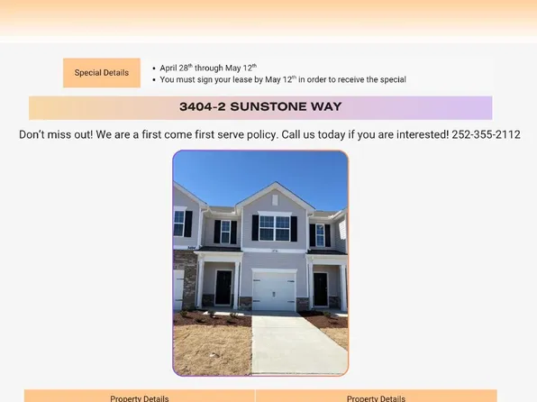 3404 Sunstone Way #2, Winterville, NC 28590