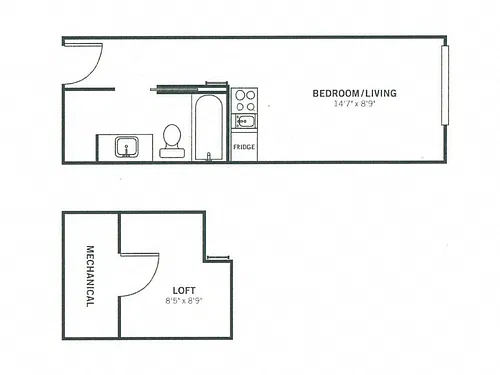 Floor plan ECL Roseman