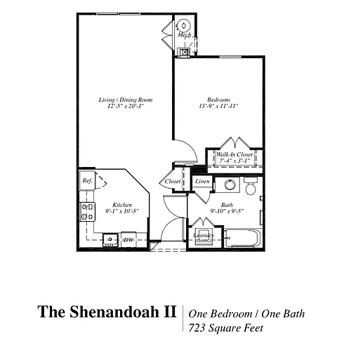 Floor plan SHENANDOAH II