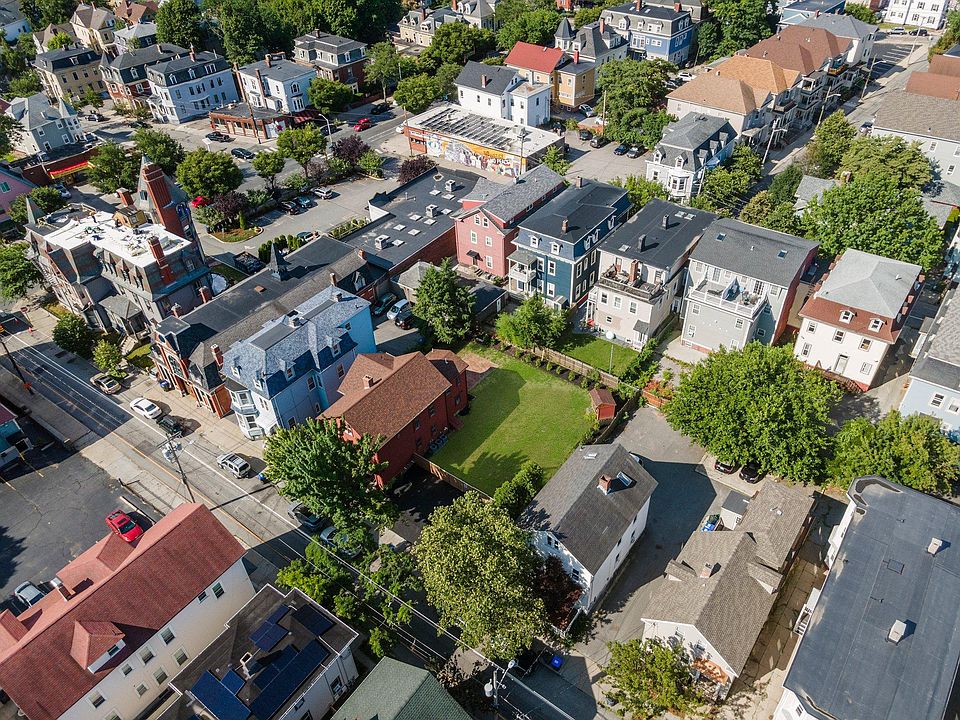 Drove view of property which is three doors down from Barnaby's Castle on Broadway