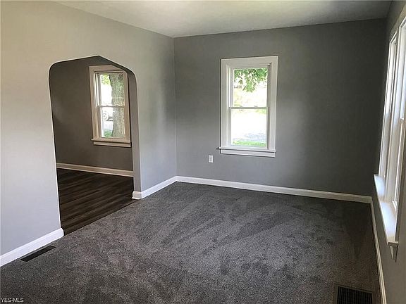 Living room, into dining