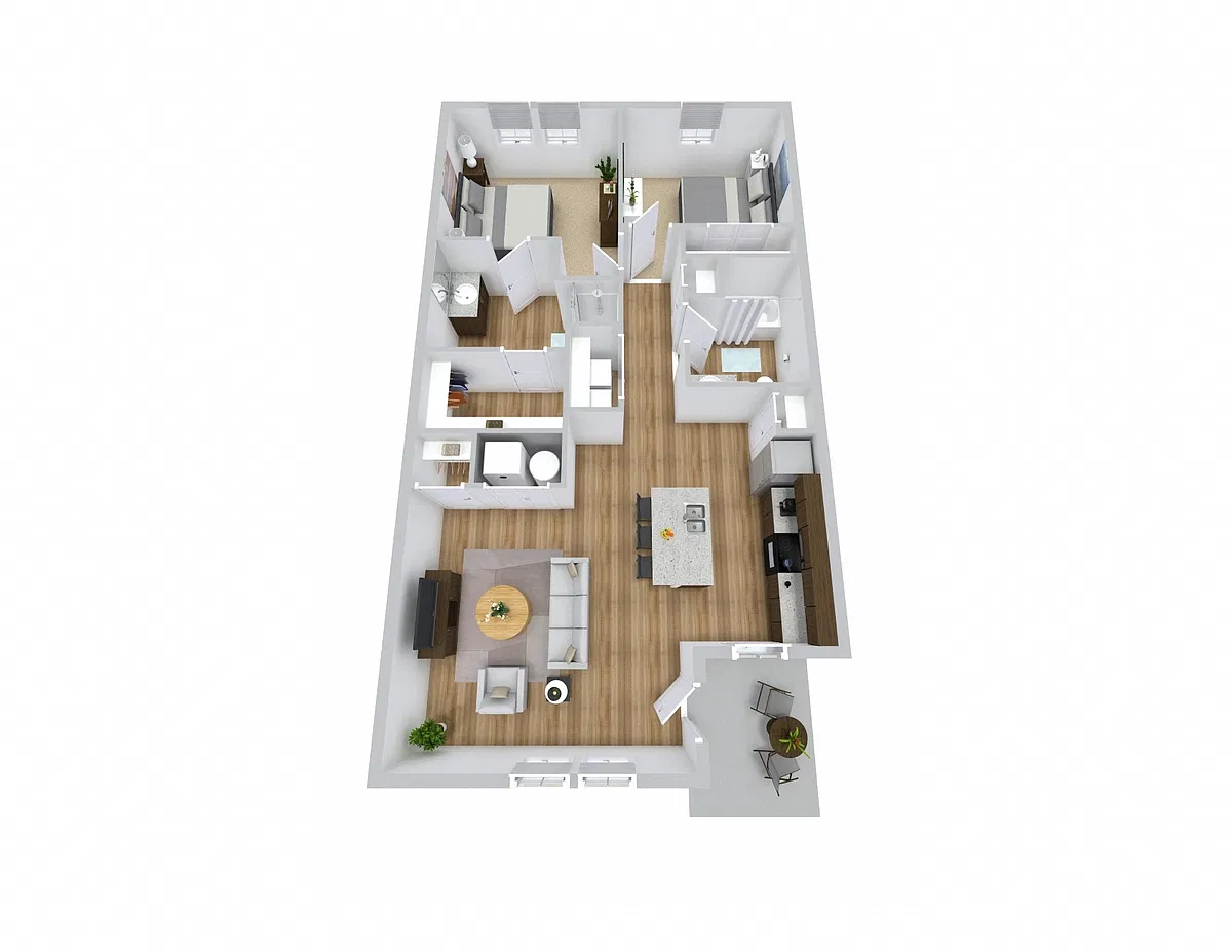 Floor plan 2 Bedroom