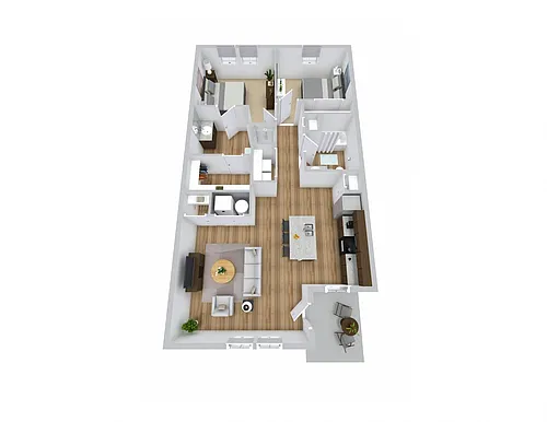 Floor plan 2 Bedroom
