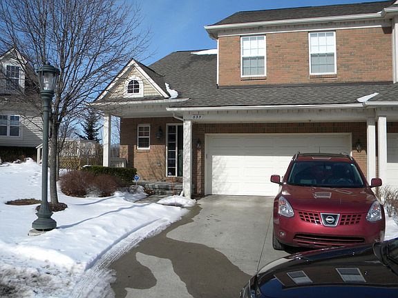 View of Front During Winter, Snow Removal done by Association