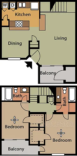 Floor plan Remodeled Westminster Townhouse