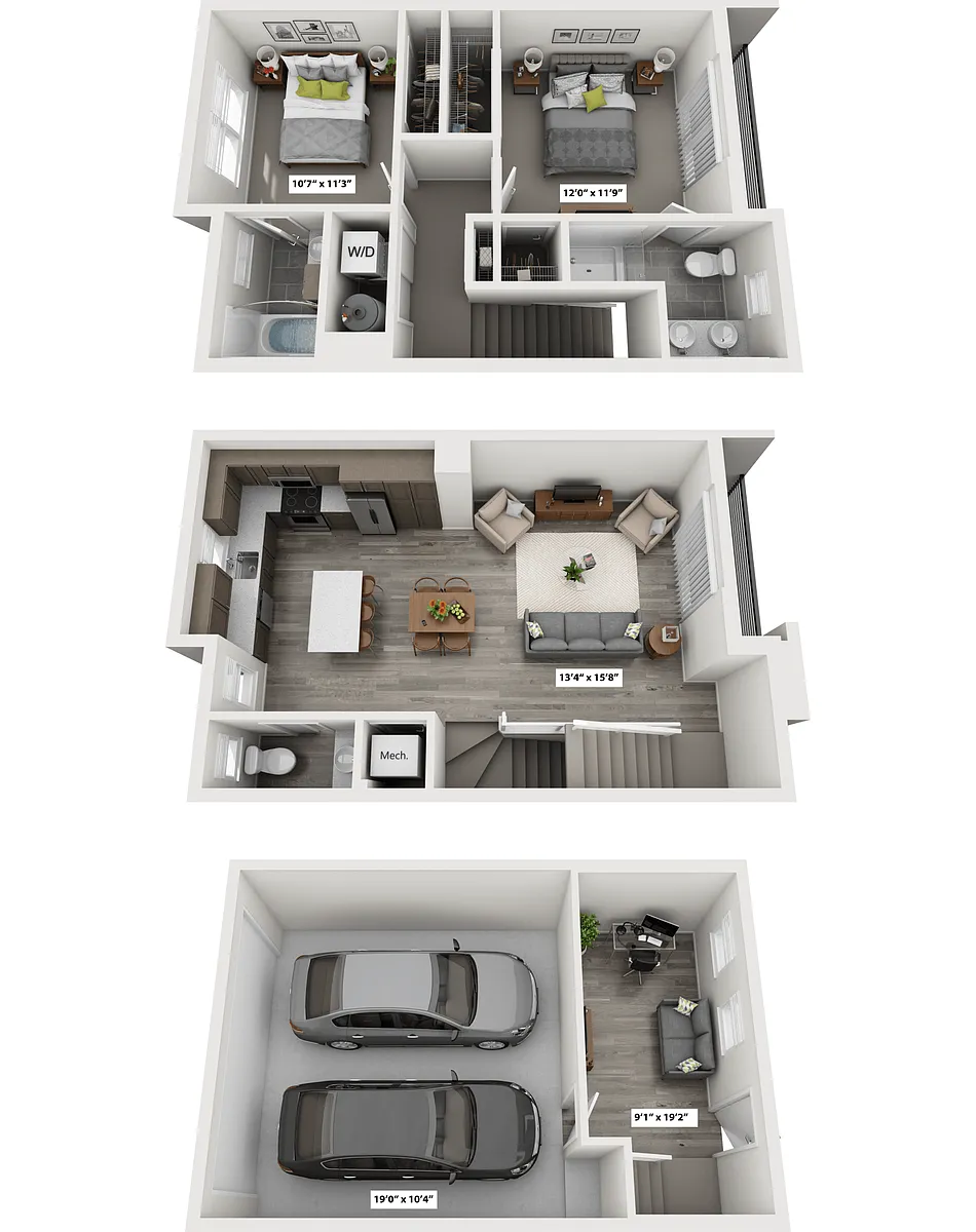 Floor plan B3B