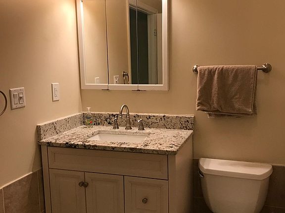 Bathroom with new vanity