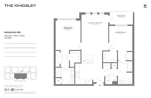 Floor plan B8