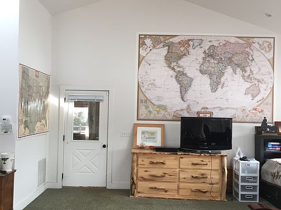 Office, door into barn