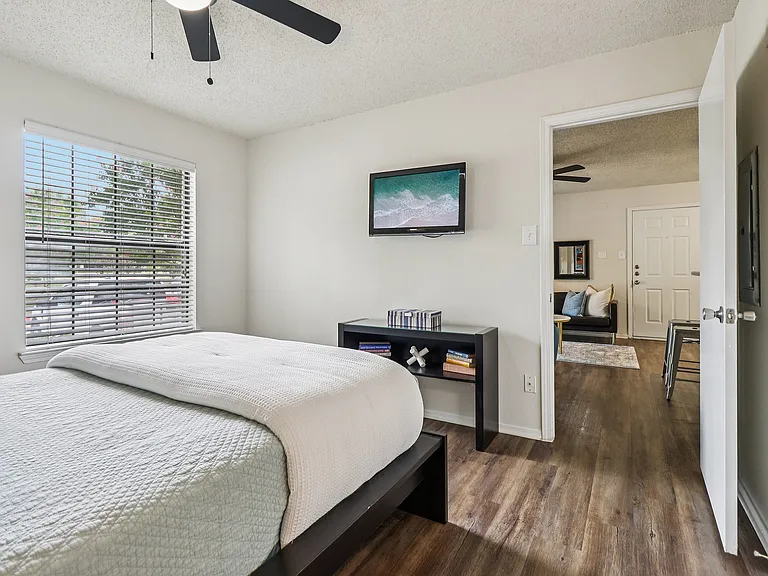 A2 Bedroom look to window and door