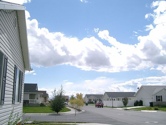 View down the street