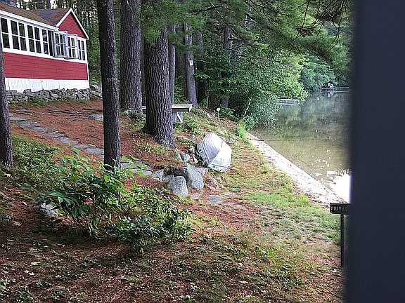 Beach from side yard