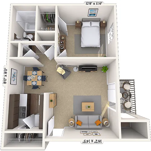 Floor plan The Maple