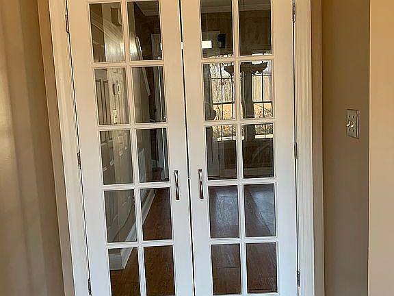 French Doors to kitchen