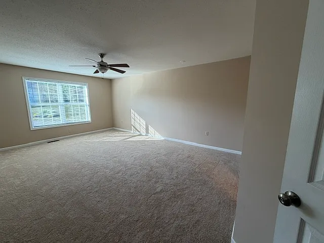 Huge Principal Bedroom with en suite double sink private bath and separate commode area