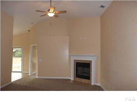 The greatroom in another house with this same floor plan