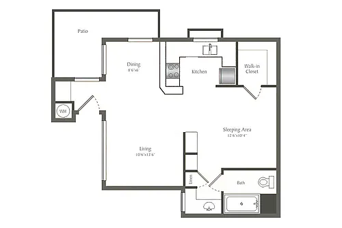 Floor plan Studio - Traditional