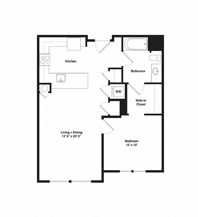 Floor plan 1B