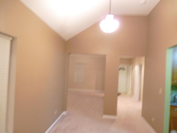 Dining Room with Cathedral Ceiling