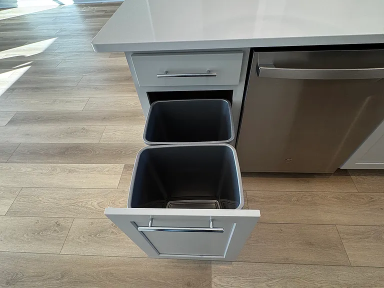 Cabinet concealed Trash cans