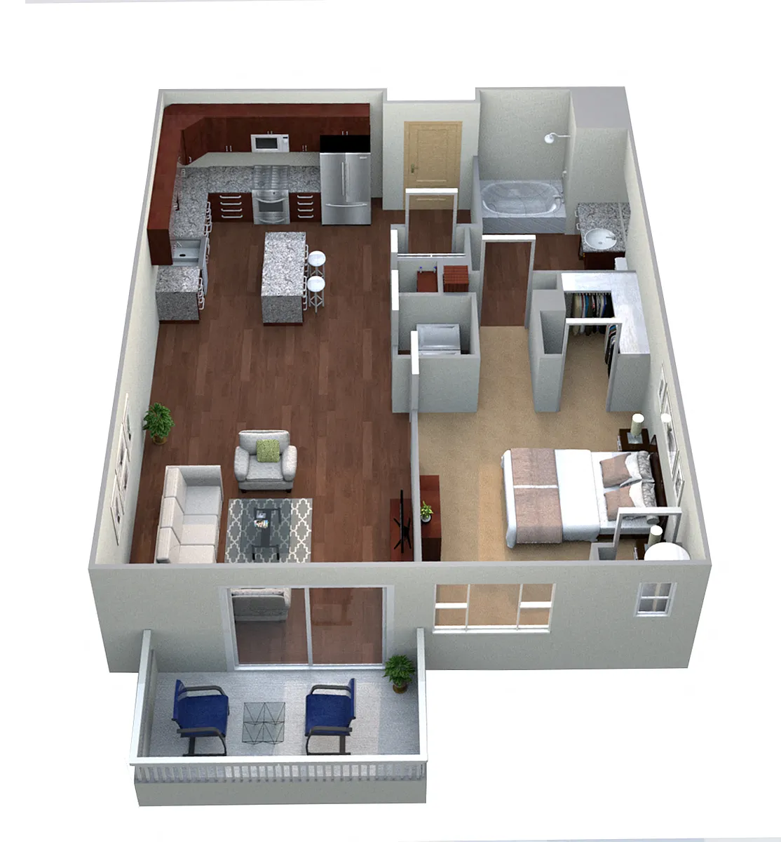 Floor plan The Sparrows Nest