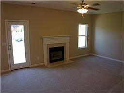 Great room with fireplace