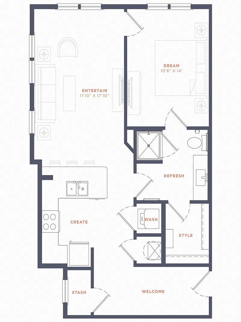 Floor plan A6