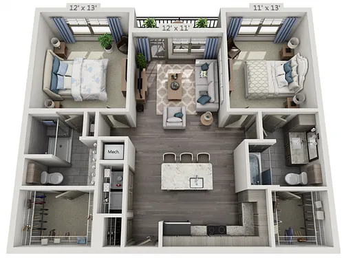 Floor plan B1