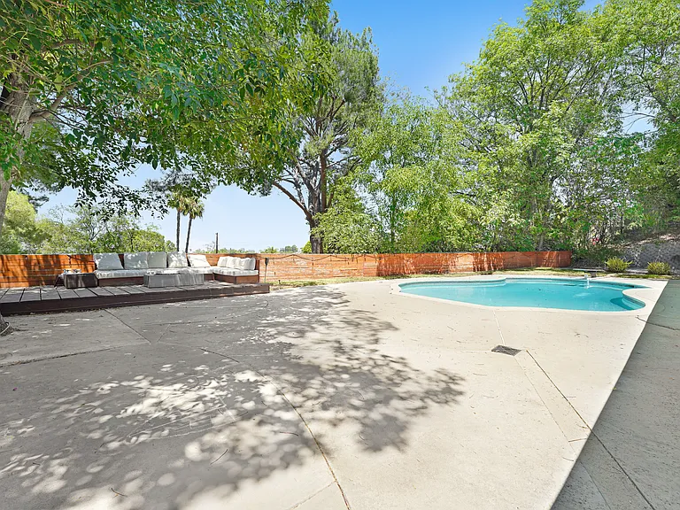 Backyard + Pool