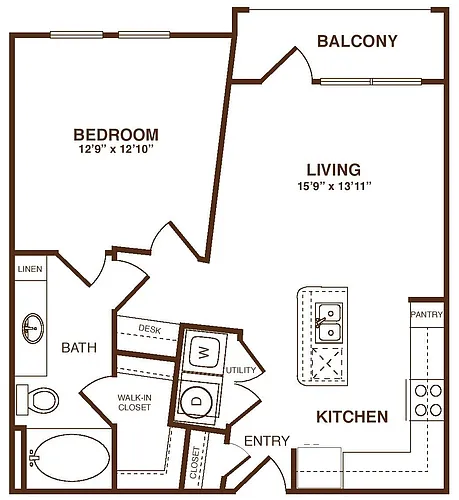 Floor plan The Huntington