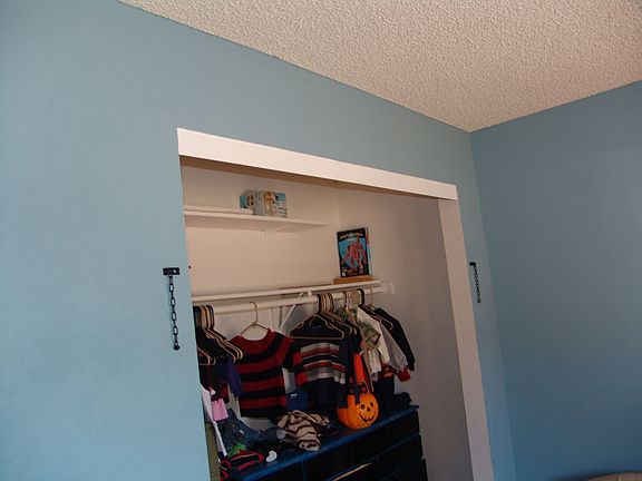 Closet doors were broken and had to be removed