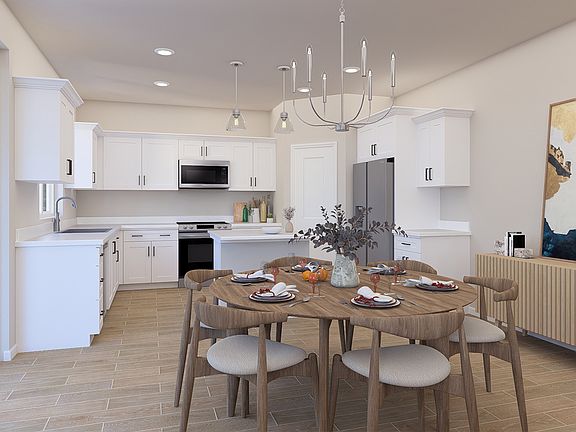 Dining Area and Kitchen
