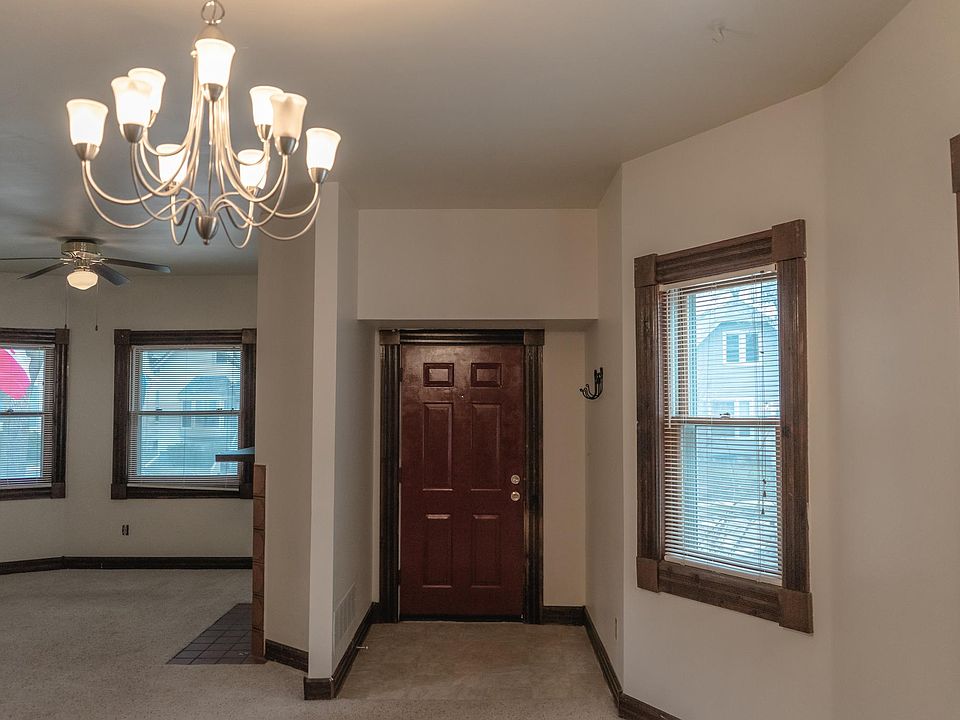 Foyer and living room