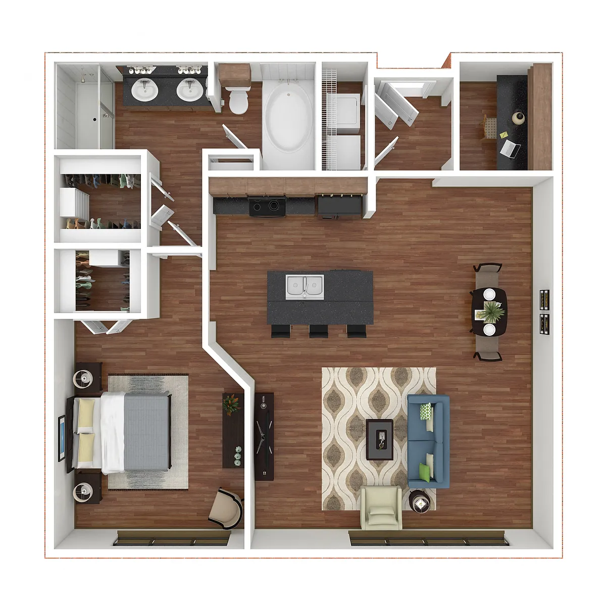 Floor plan A8 - Affordable 3