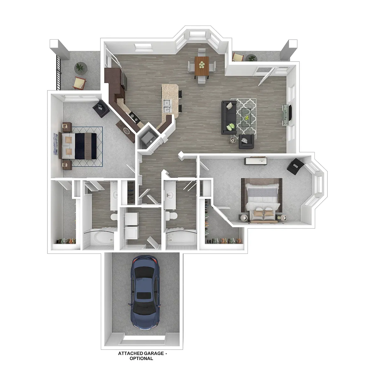 Floor plan Monroe Lower