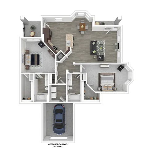 Floor plan Monroe Lower