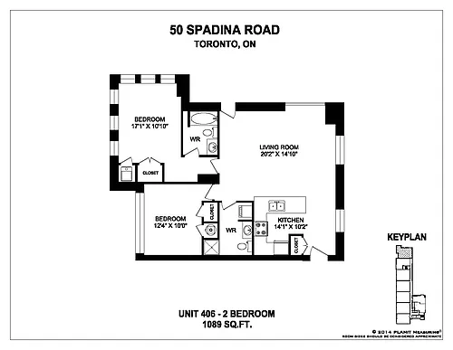 Floor plan 2 Bedroom