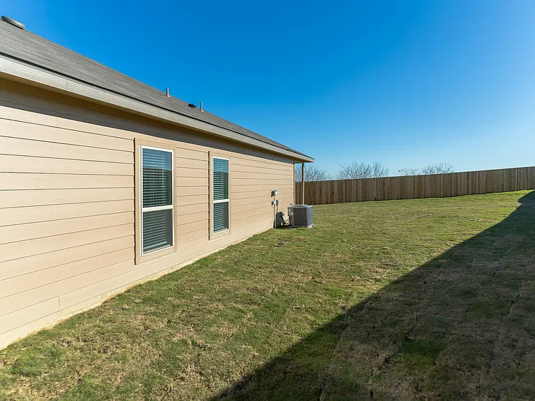 back/side yard