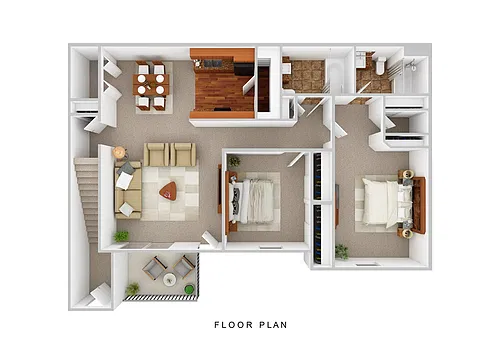 Floor plan Eagle with Patio/Balcony